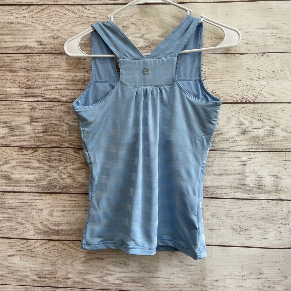 ATHLETICA RACER BACK TANK TOP IN BLUE - Picture 2 of 3